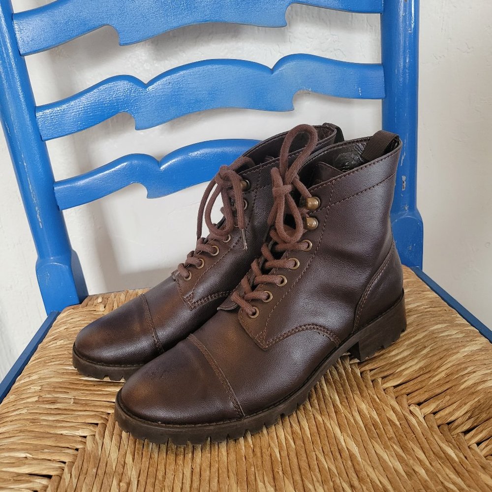 COPY - Will's Vegan Store Work Boots in Brown